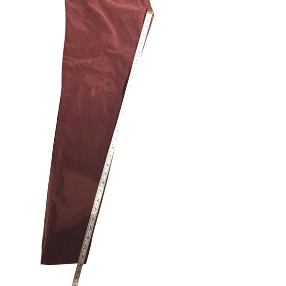 Kut From‎ The Cloth Diana Skinny Corduroy Pants Women 4 Rust Burnt Orange Jeans - Picture 7 of 8
